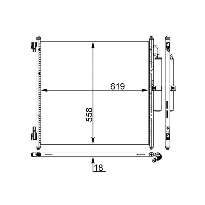 BEHR AC 37 000S A/C Condenser