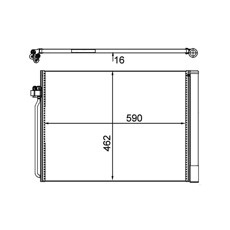 BEHR AC 405 000P A/C Condenser