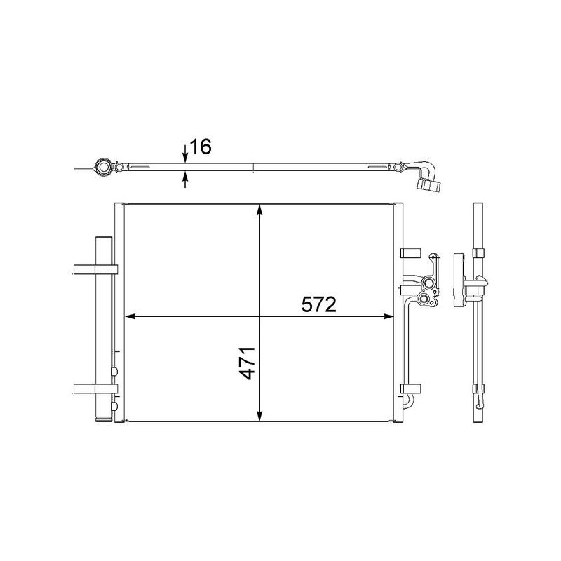 BEHR AC 441 000S A/C Condenser