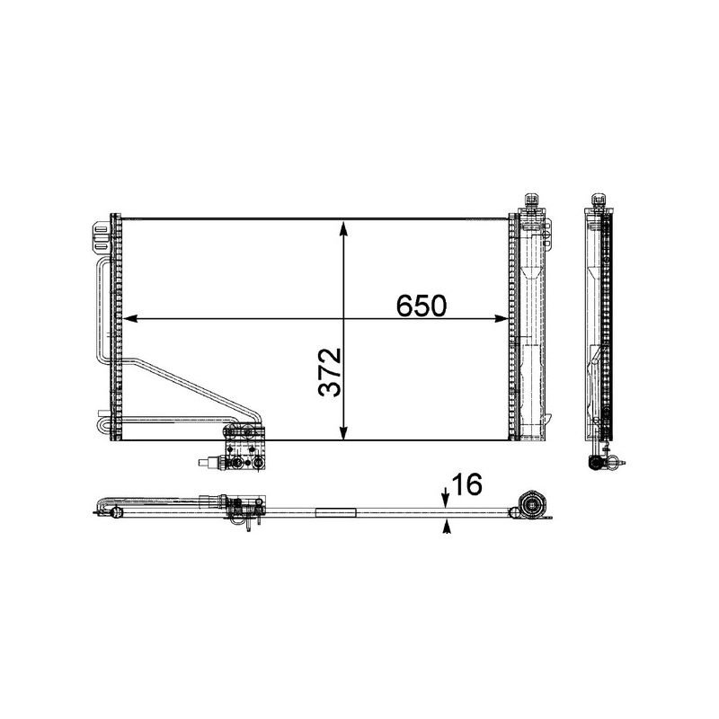 BEHR AC 448 000P A/C Condenser