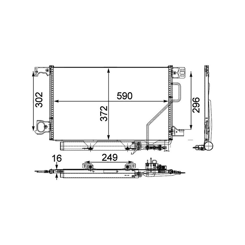 BEHR AC 450 000P A/C Condenser