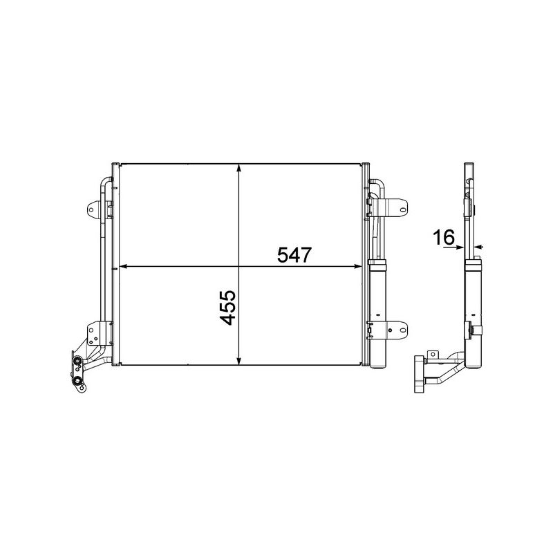 BEHR AC 454 000P A/C Condenser