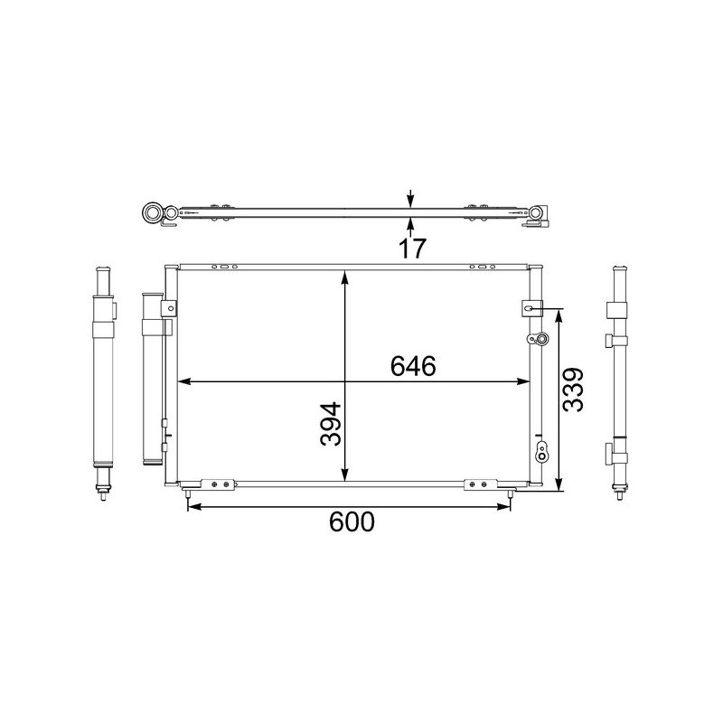 BEHR AC 476 000S A/C Condenser