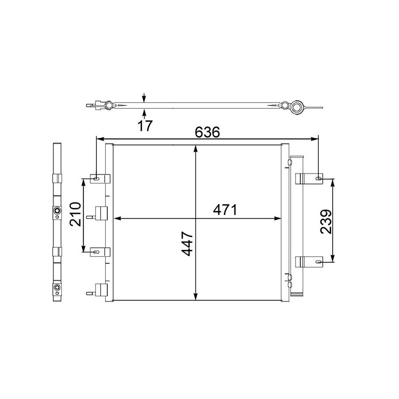 BEHR AC 481 000S A/C Condenser