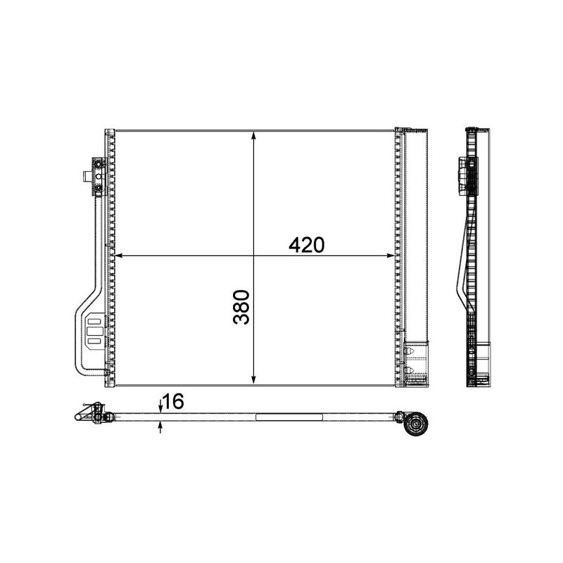 BEHR AC 488 000P A/C Condenser