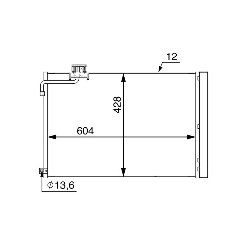 BEHR AC 51 000S A/C Condenser