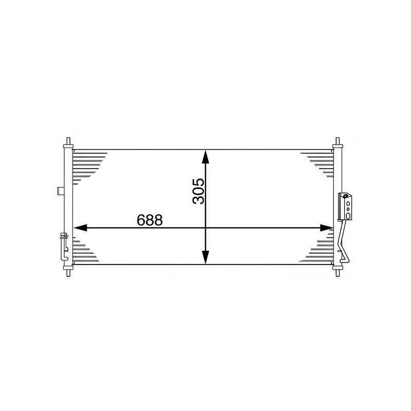 BEHR AC 538 000S A/C Condenser