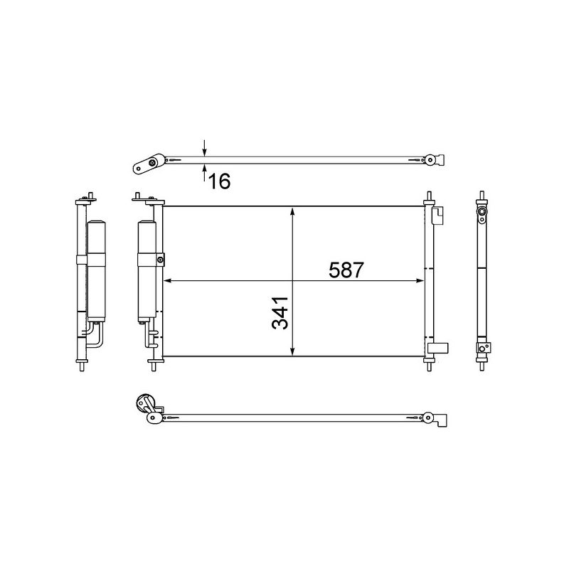 BEHR AC 559 000S A/C Condenser