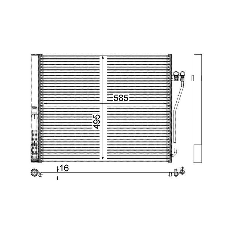 BEHR AC 568 000P A/C Condenser
