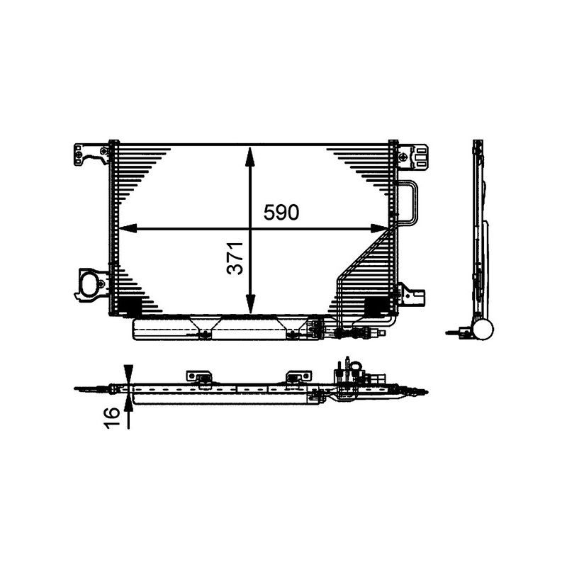 BEHR AC 662 000P A/C Condenser