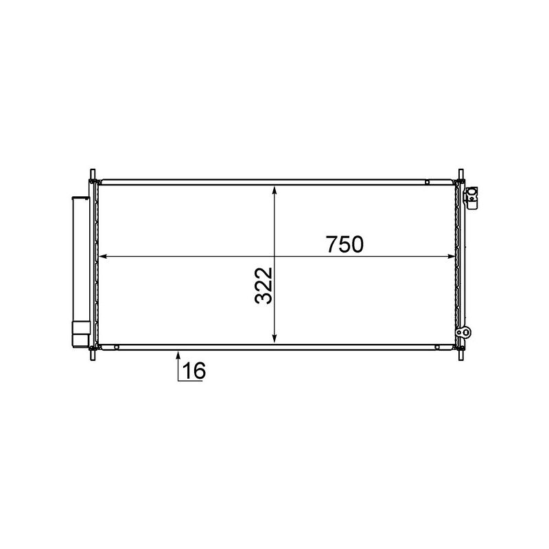 BEHR AC 717 000S A/C Condenser