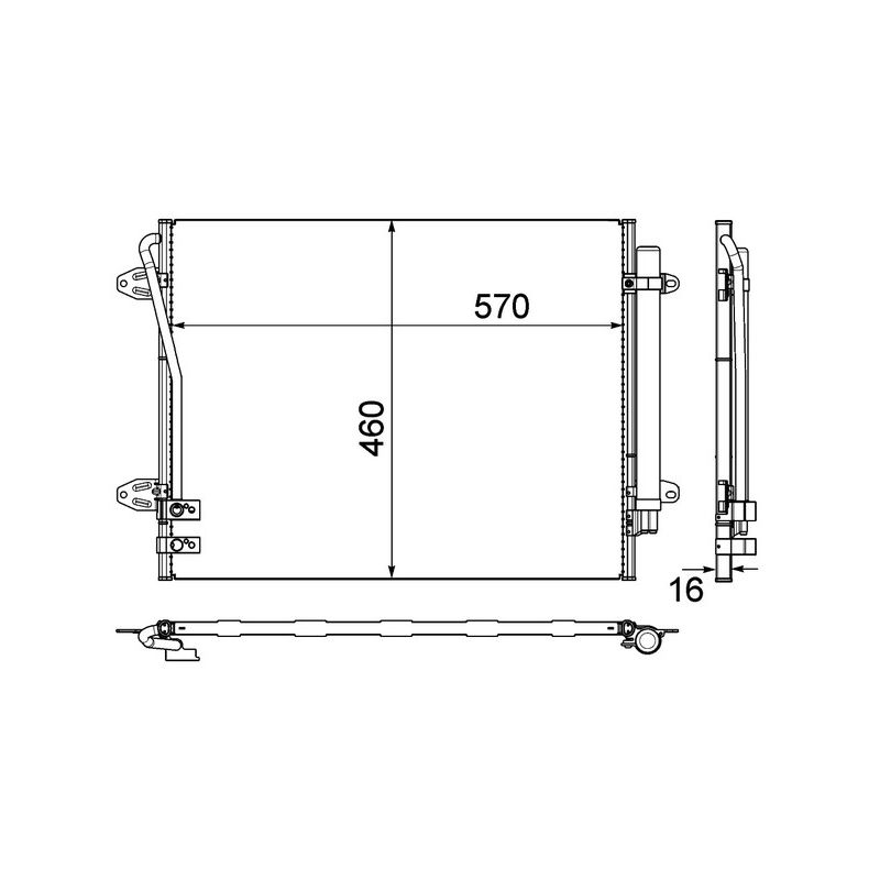 BEHR AC 734 000P A/C Condenser