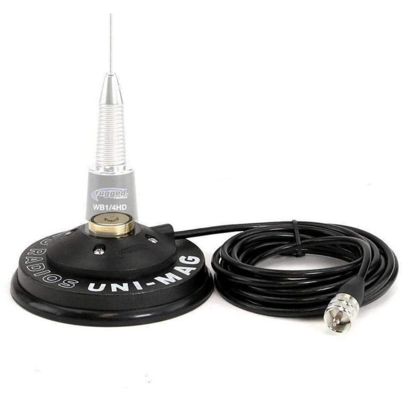 Rugged Radios UNI-MAG UNI-MAG Universal NMO or Magnetic Antenna Mount