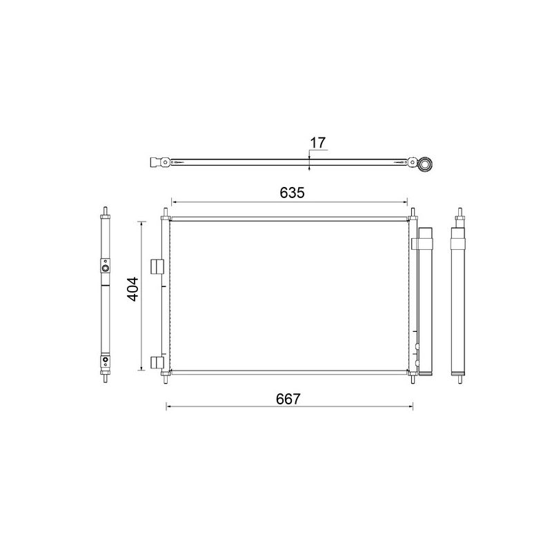 BEHR AC 798 000S A/C Condenser