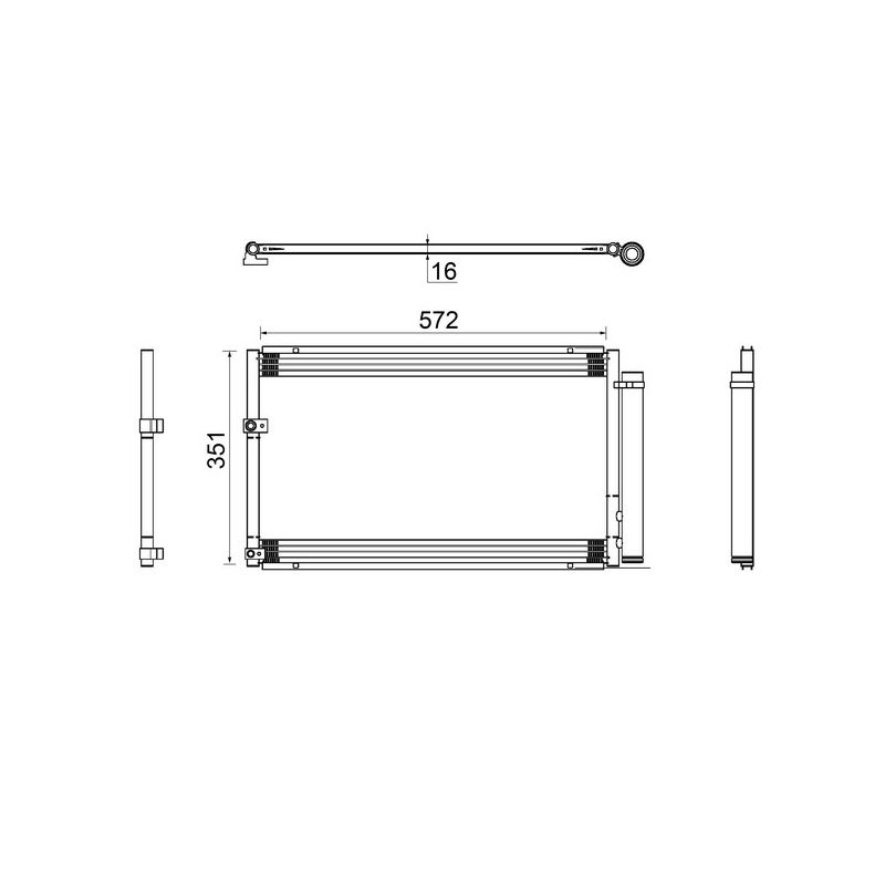 BEHR AC 813 000S A/C Condenser