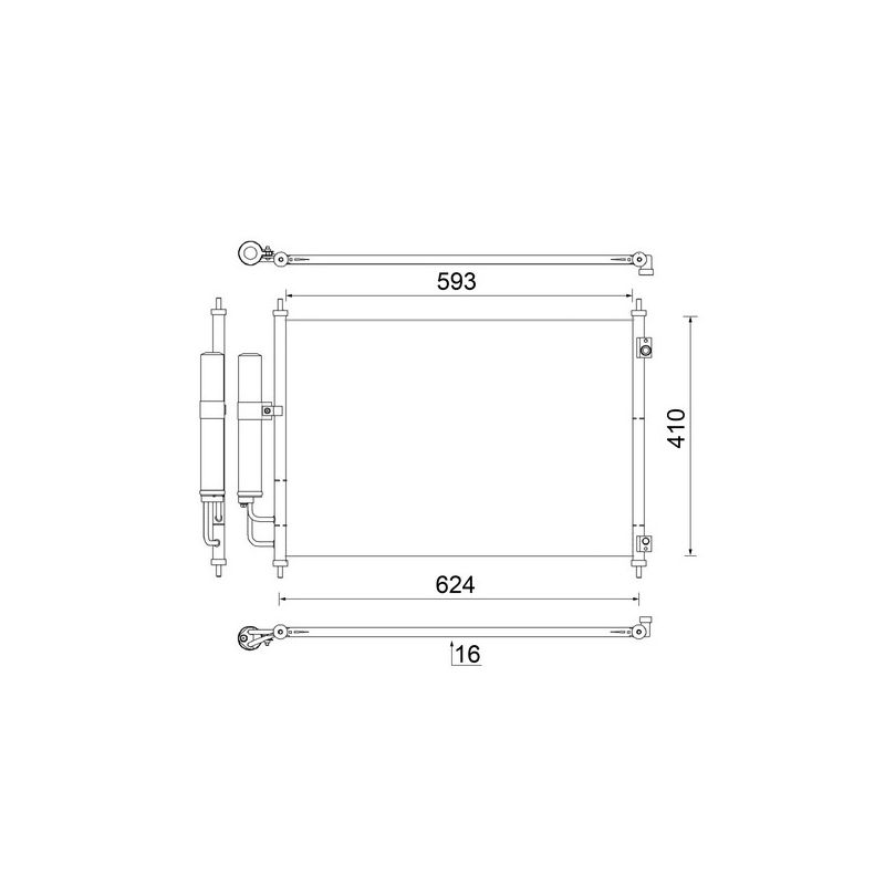 BEHR AC 829 000S A/C Condenser