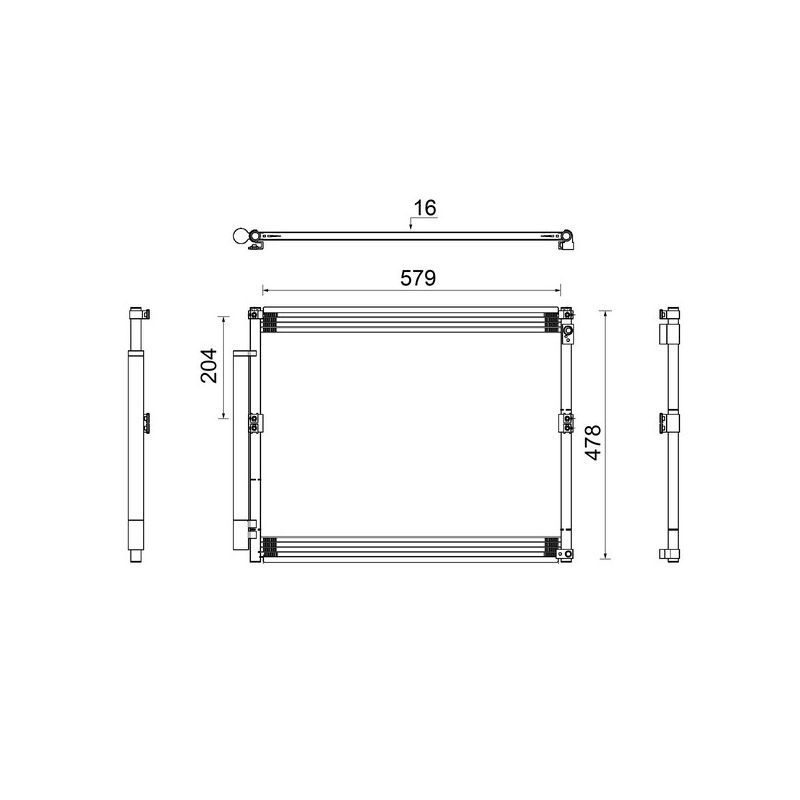 BEHR AC 838 000S A/C Condenser