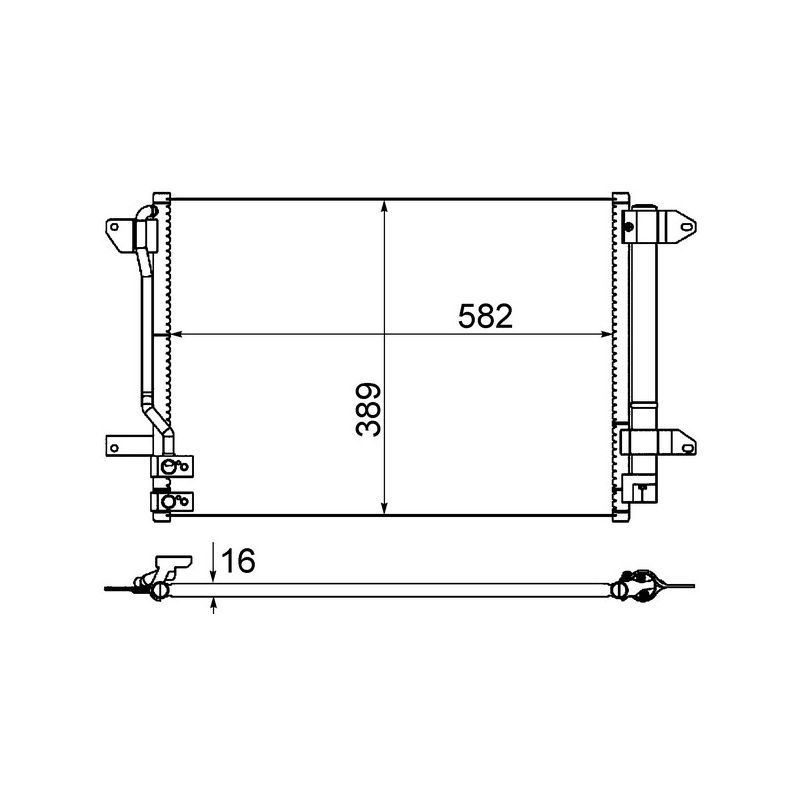 BEHR AC 864 000S A/C Condenser