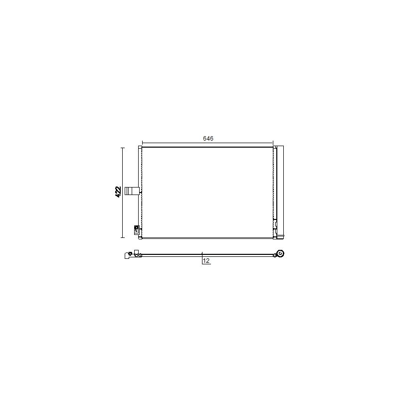 BEHR AC 932 000S A/C Condenser