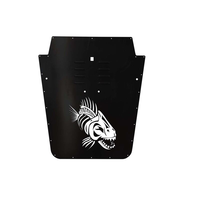 Fishbone Offroad 07-12 Jeep Wrangler JK Hood Louver - Black