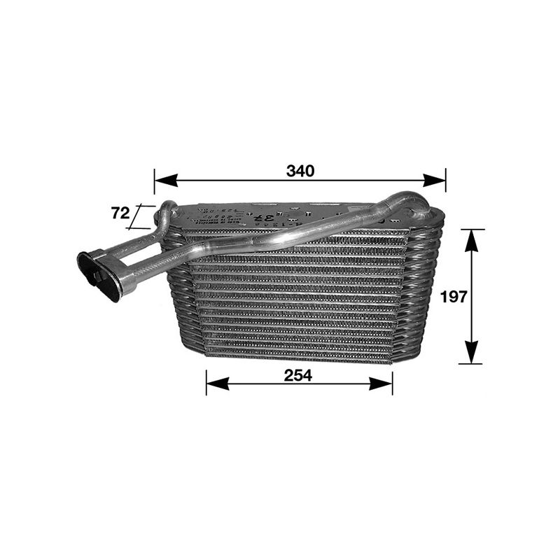 BEHR AE 34 000S A/C Evaporator Core