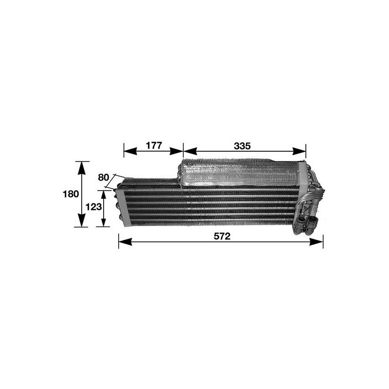 BEHR AE 37 000S A/C Evaporator Core