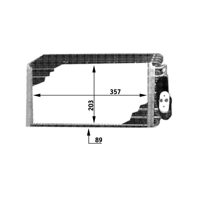 BEHR AE 42 000P A/C Evaporator Core
