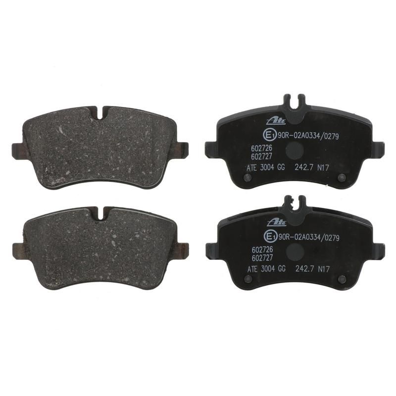 ATE 602726 ATE Original Semi-Metallic Front Disc Brake Pad Set 602726 for Mercedes-Benz
