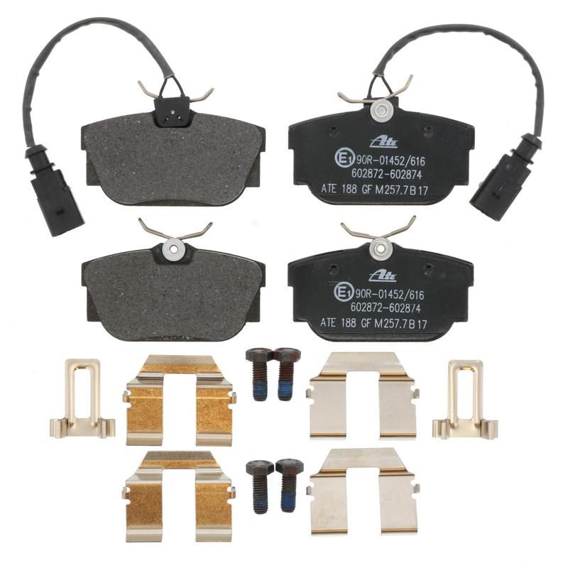ATE 602872 ATE Original Semi-Metallic Rear Disc Brake Pad Set 602872 for Volkswagen