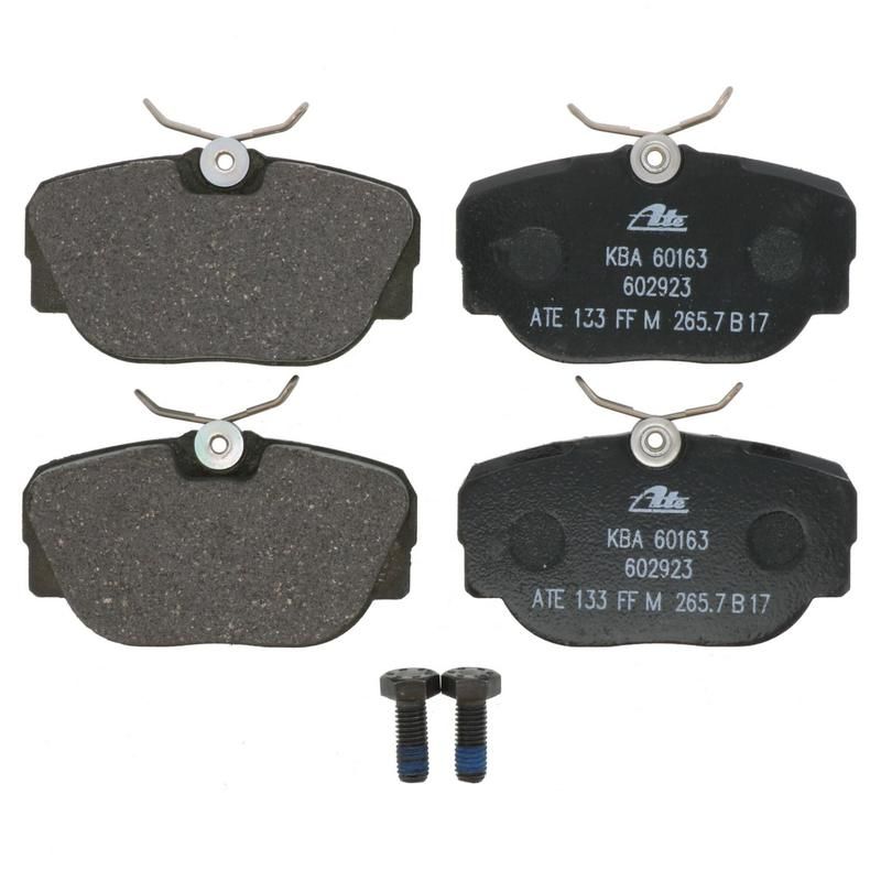 ATE 602923 ATE Original Semi-Metallic Front Disc Brake Pad Set 602923 for Mercedes-Benz