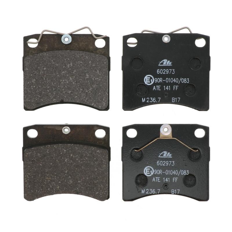 ATE 602973 ATE Original Semi-Metallic Front Disc Brake Pad Set 602973 for Volkswagen