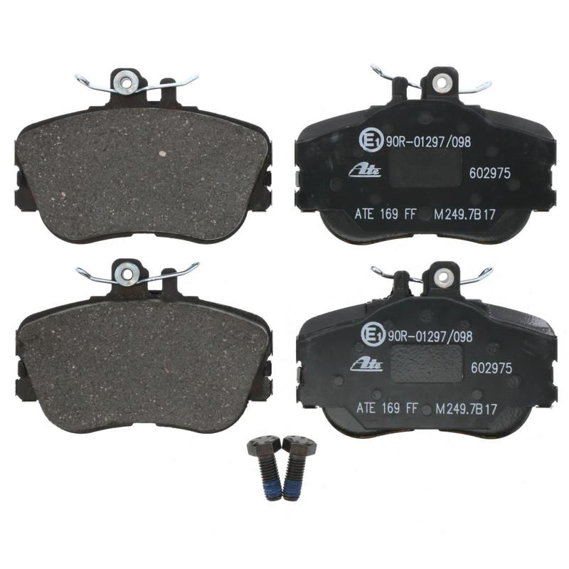ATE 602975 ATE Original Semi-Metallic Front Disc Brake Pad Set 602975 for Mercedes-Benz