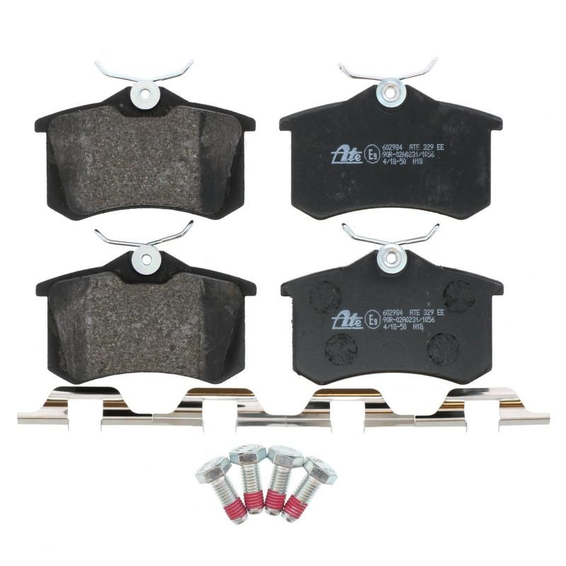 ATE 602984 ATE Semi-Metallic Rear Disc Brake Pad Set 602984 for Peugeot, Volkswagen