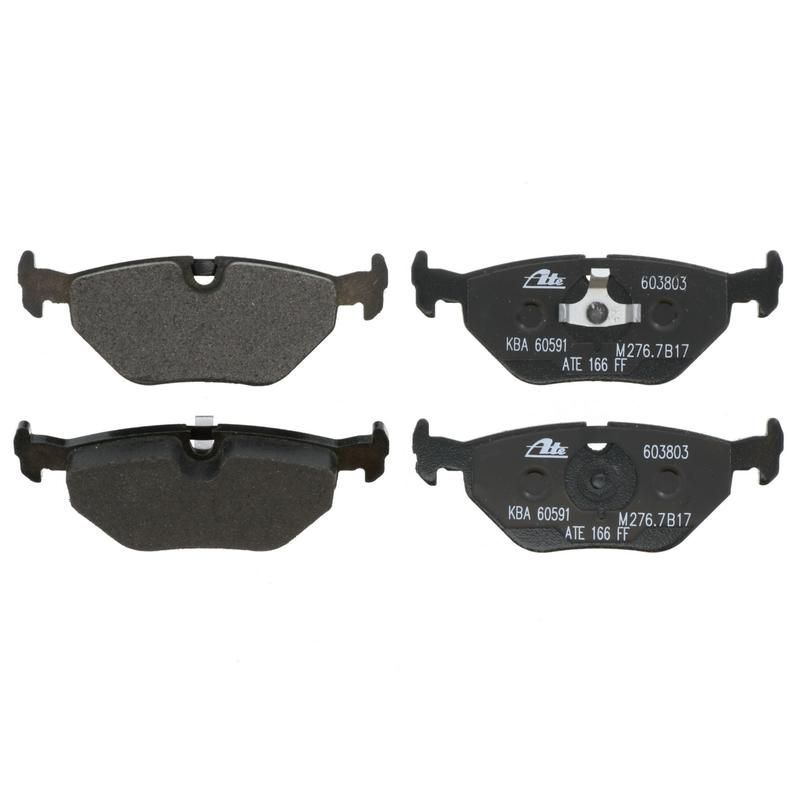 ATE 603803 ATE Original Semi-Metallic Rear Disc Brake Pad Set 603803 for BMW