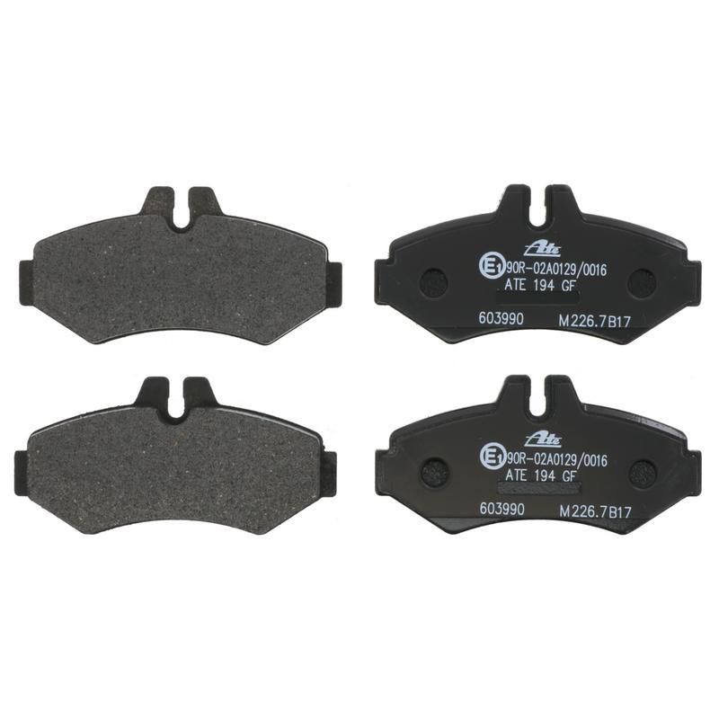 ATE 603990 ATE Semi-Metallic Rear Disc Brake Pad Set 603990 for Sprinter