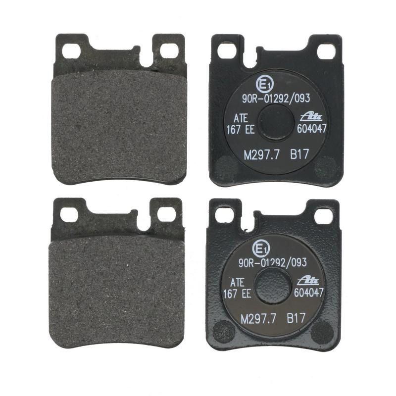 ATE 604047 ATE Semi-Metallic Rear Disc Brake Pad Set 604047 for Chrysler, Mercedes-Benz