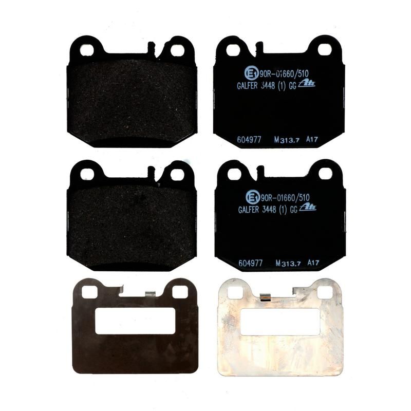 ATE 604977 ATE Original Semi-Metallic Rear Disc Brake Pad Set 604977 for Mercedes-Benz