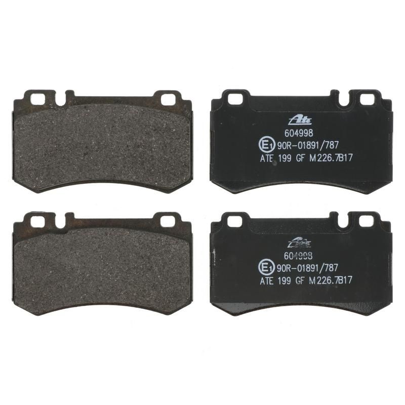 ATE 604998 ATE Original Semi-Metallic Rear Disc Brake Pad Set 604998 for Mercedes-Benz