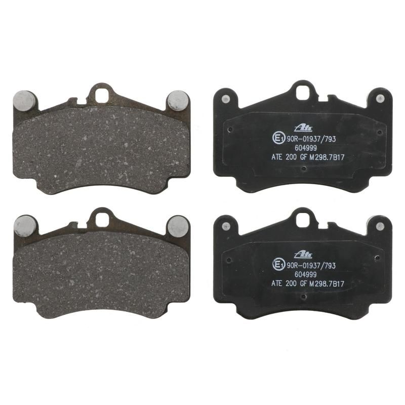 ATE 604999 ATE Original Semi-Metallic Front Disc Brake Pad Set 604999 for Porsche