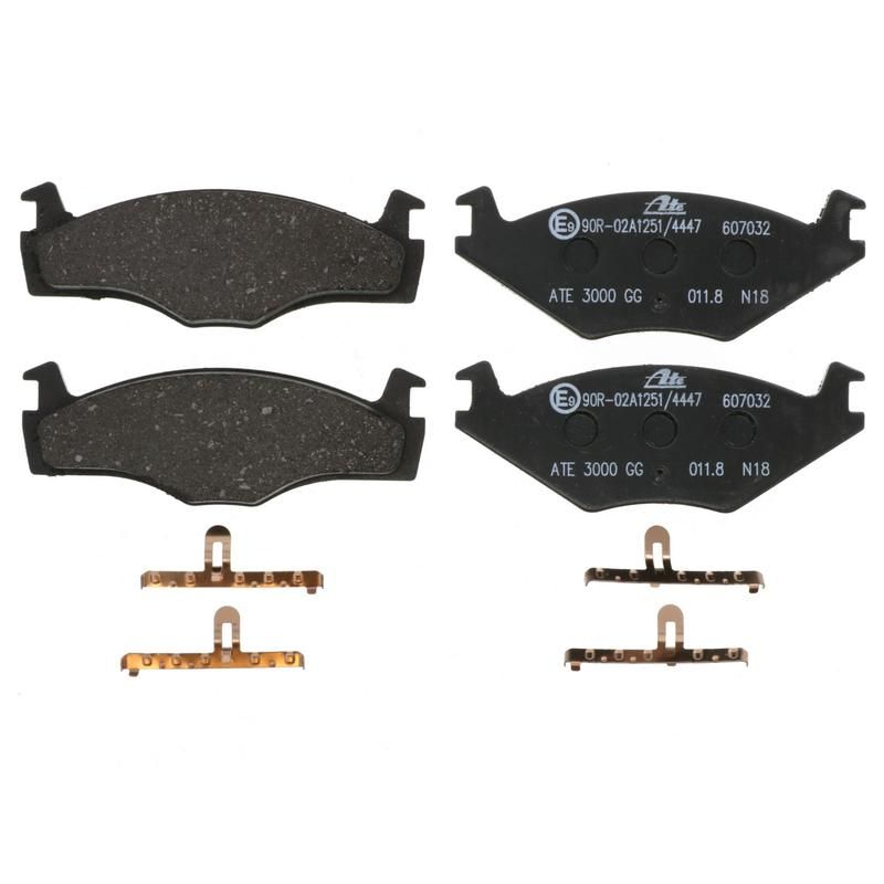 ATE 607032 ATE Original Semi-Metallic Front Disc Brake Pad Set 607032 for Volkswagen