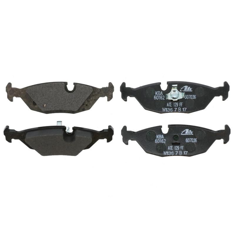 ATE 607036 ATE Original Semi-Metallic Rear Disc Brake Pad Set 607036 for BMW