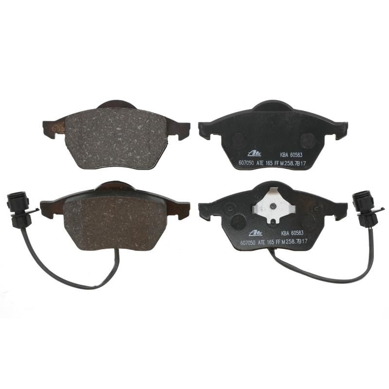 ATE 607050 ATE Original Semi-Metallic Front Disc Brake Pad Set 607050 for Audi