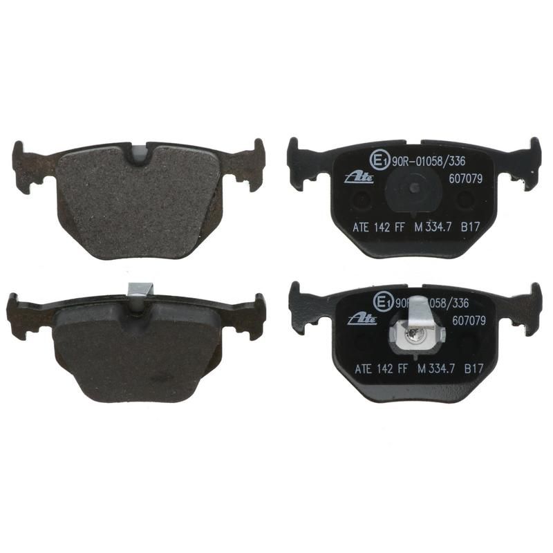 ATE 607079 ATE Original Semi-Metallic Rear Disc Brake Pad Set 607079 for BMW, Land Rover