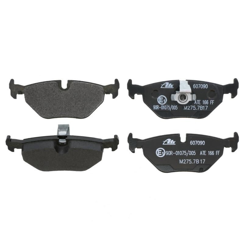 ATE 607090 ATE Original Semi-Metallic Rear Disc Brake Pad Set 607090 for BMW