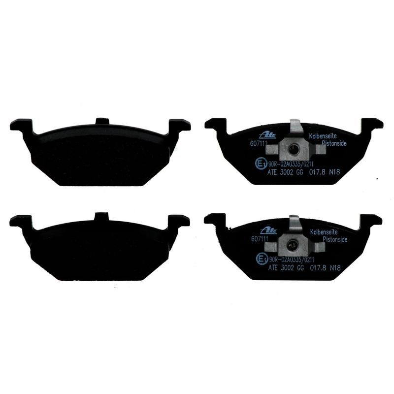 ATE 607111 ATE Original Semi-Metallic Front Disc Brake Pad Set 607111 for Volkswagen
