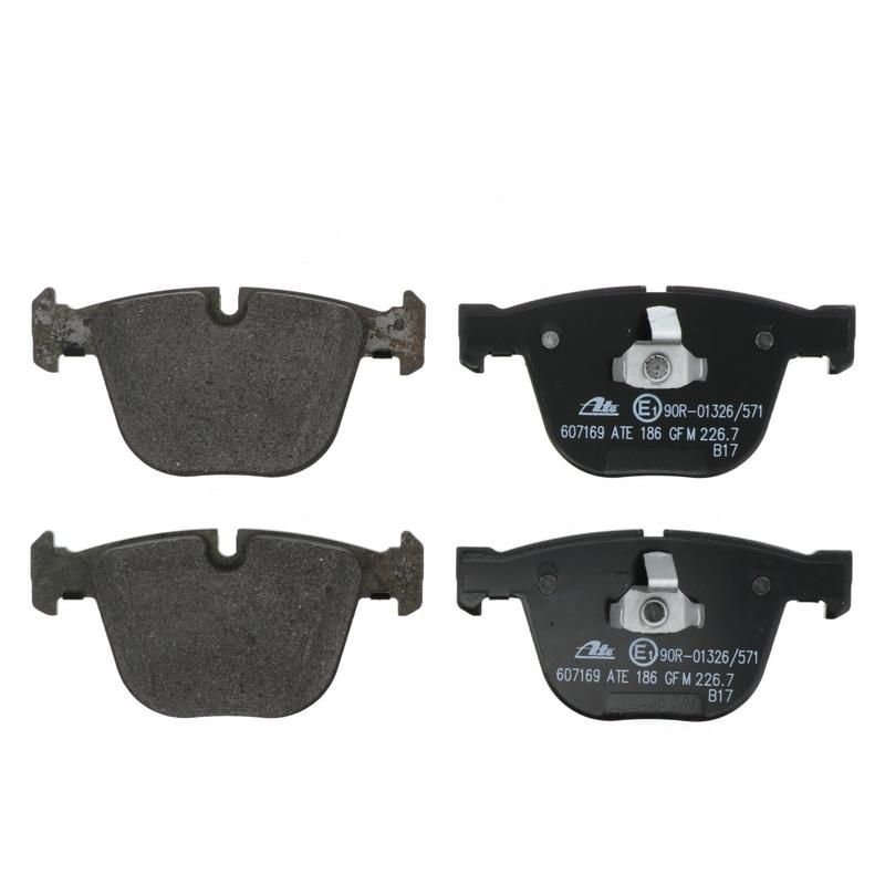 ATE 607169 ATE Original Semi-Metallic Rear Disc Brake Pad Set 607169 for BMW