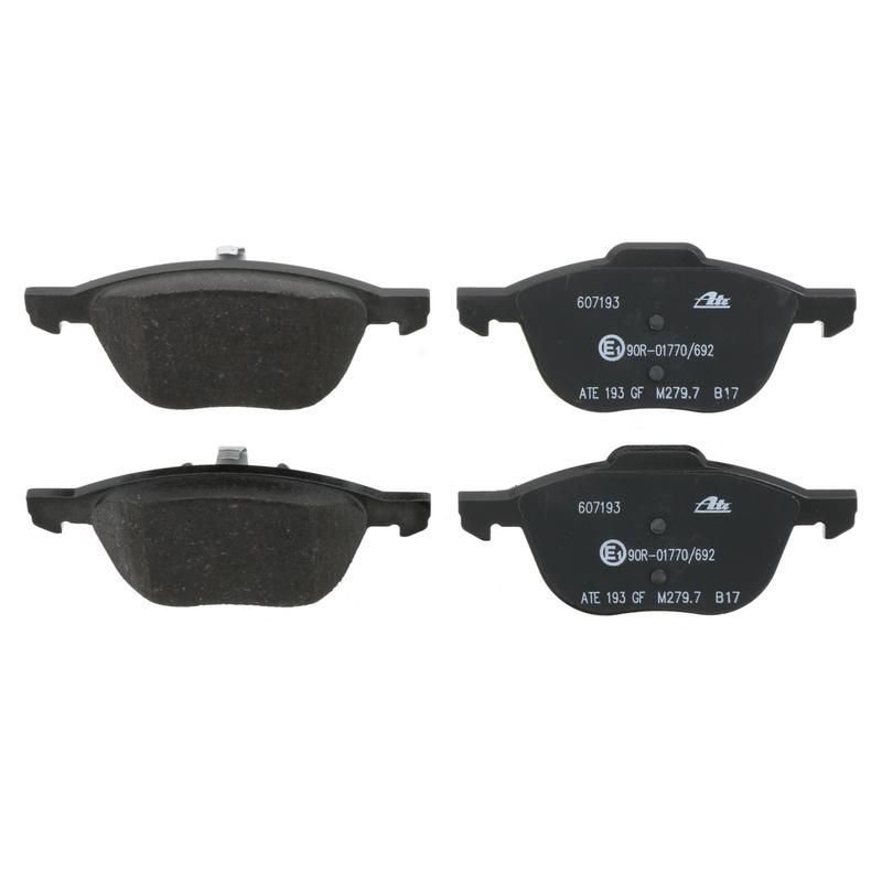 ATE 607193 ATE Semi-Metallic Front Disc Brake Pad Set 607193 for Ford, Mazda, Volvo