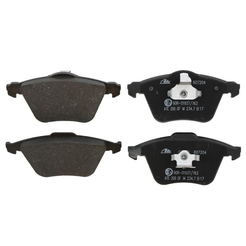 ATE 607204 ATE Semi-Metallic Front Disc Brake Pad Set 607204 for Mazda, Saab, Volvo