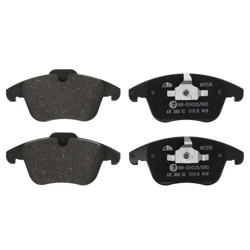 ATE 607228 ATE Semi-Metallic Front Disc Brake Pad Set 607228 for Jaguar, Land Rover, Volvo