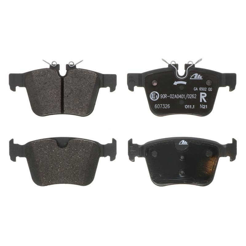 ATE 607326 ATE Semi-Metallic Rear Disc Brake Pad Set 607326 for Jaguar, Land Rover, Volvo